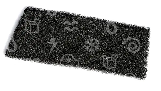 filtr pěnový sušičky WHIRLPOOL, HX, 220x110mm